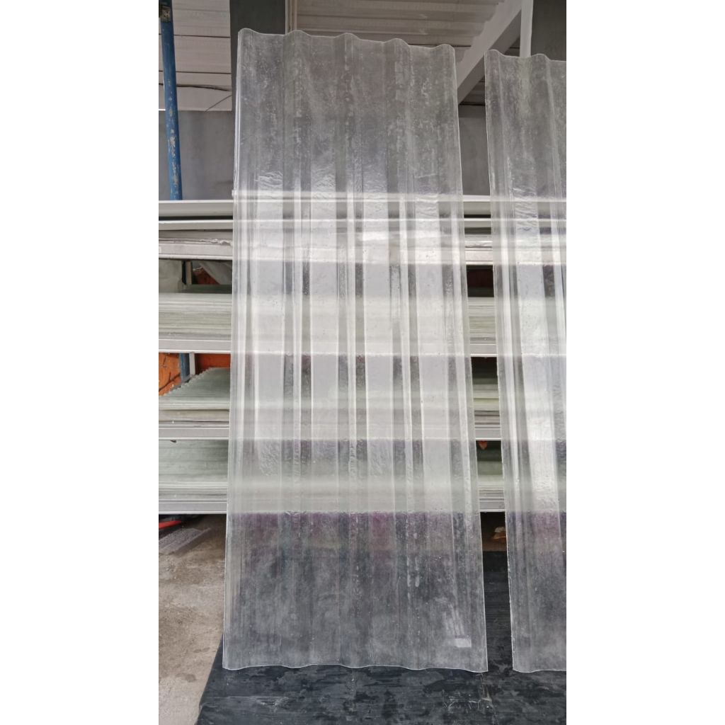 Atap Fiberglass Transparan Tipe UPVC Alderon 860 dan 830
