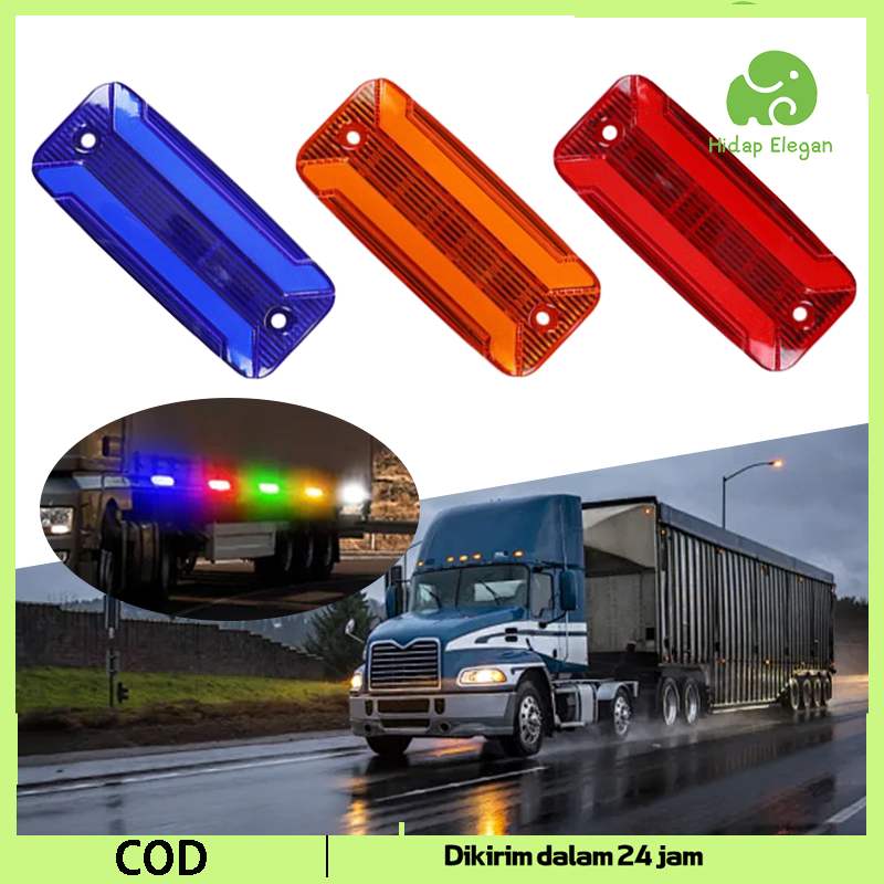 Lampu Samping Truk 24 Volt Truck Umum Lampu Bak Samping Truck Tahan Air Lampu Led Bak Truk 24 Volt S