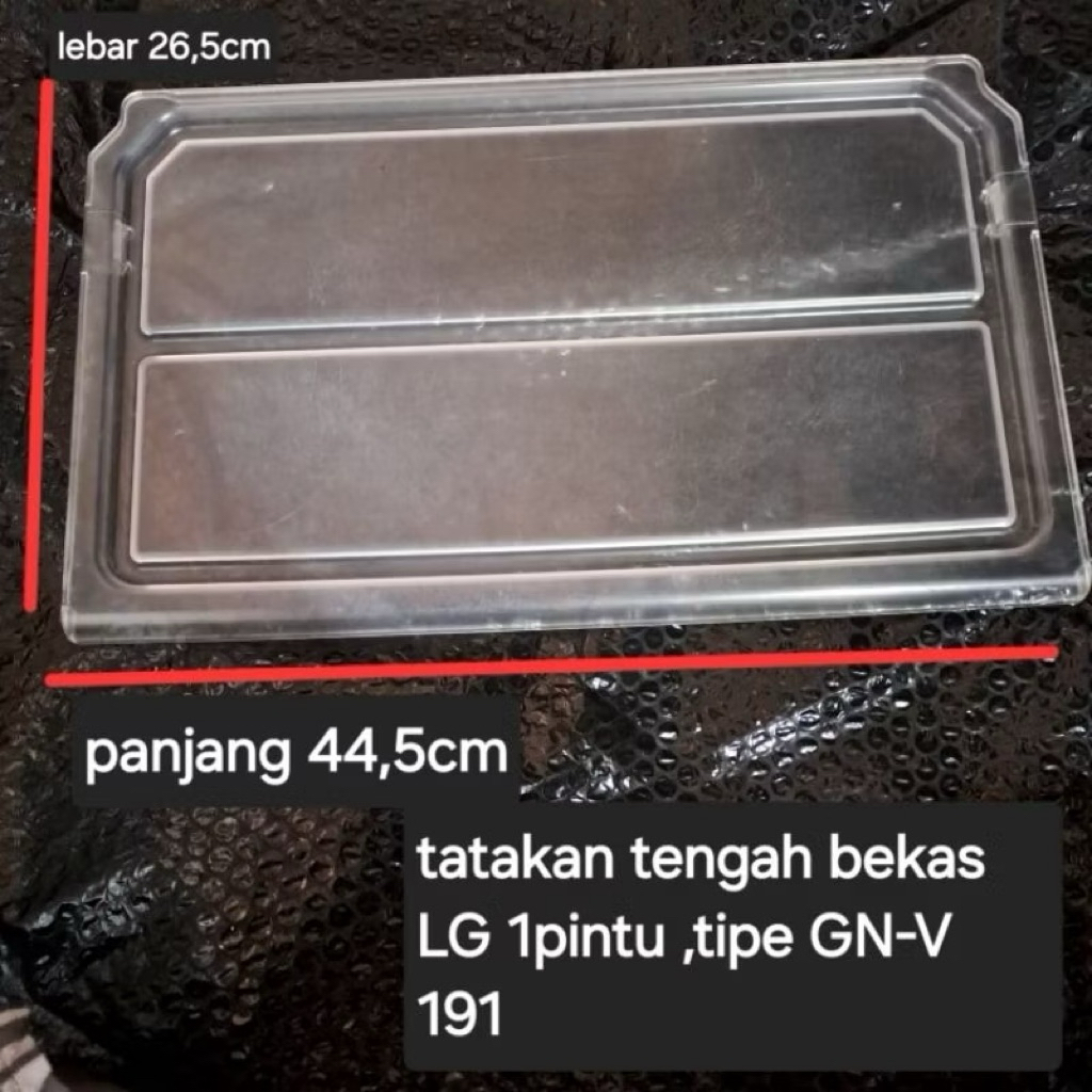 RAK LG 1 PINTU tipe GN-V 191 Gvk BEKAS RAK TENGAH LG 1PINTU RAK TUTUP BOX SAYUR LG 1PINTU
