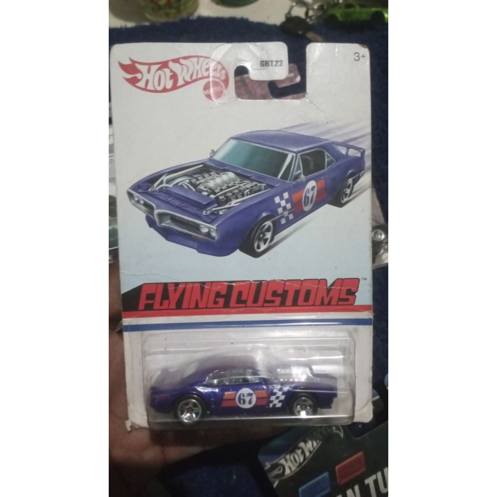 hot Wheels flying custom pontiac firebird bad card