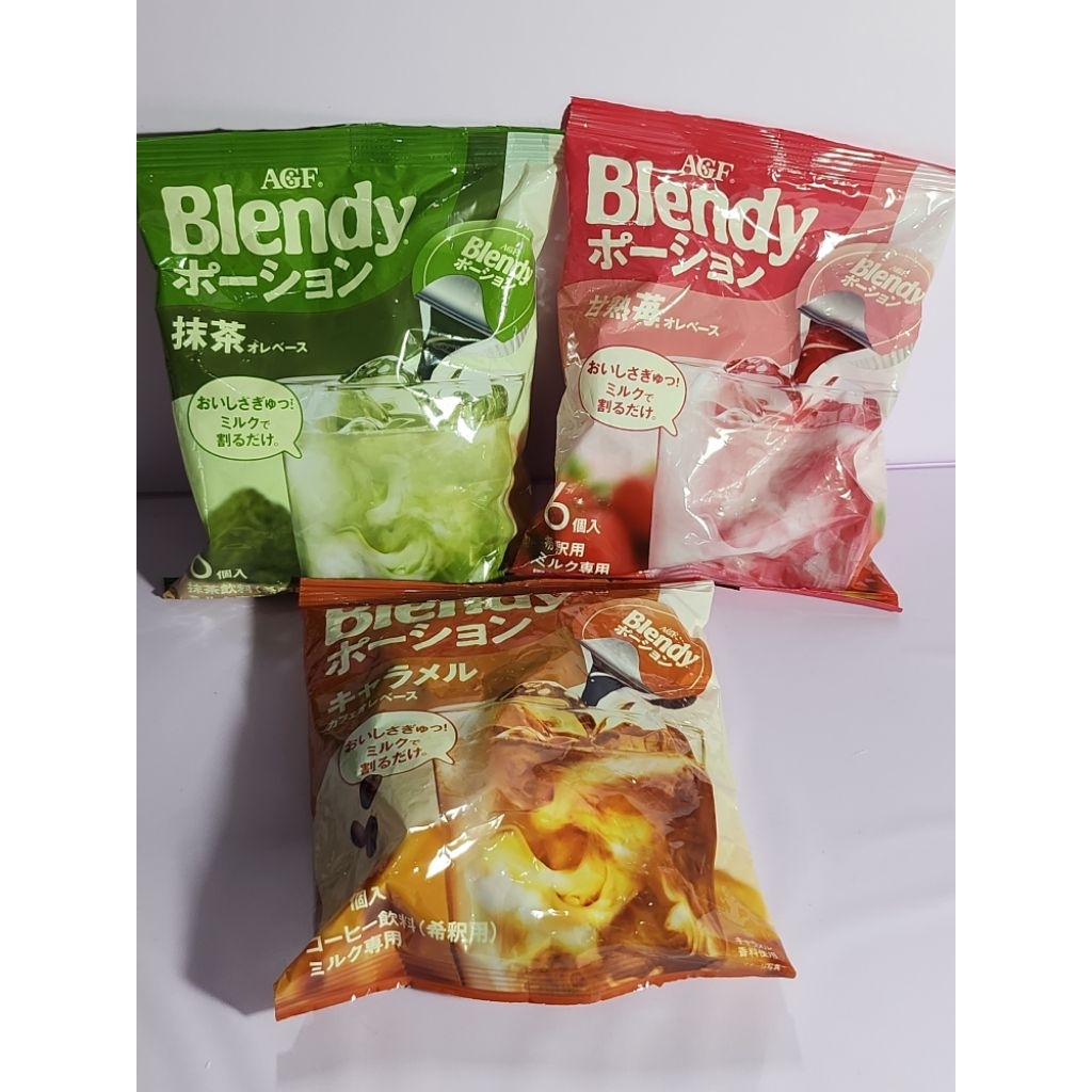 Minuman tinggal tuang campur susu campur es segar isi 6 pcs