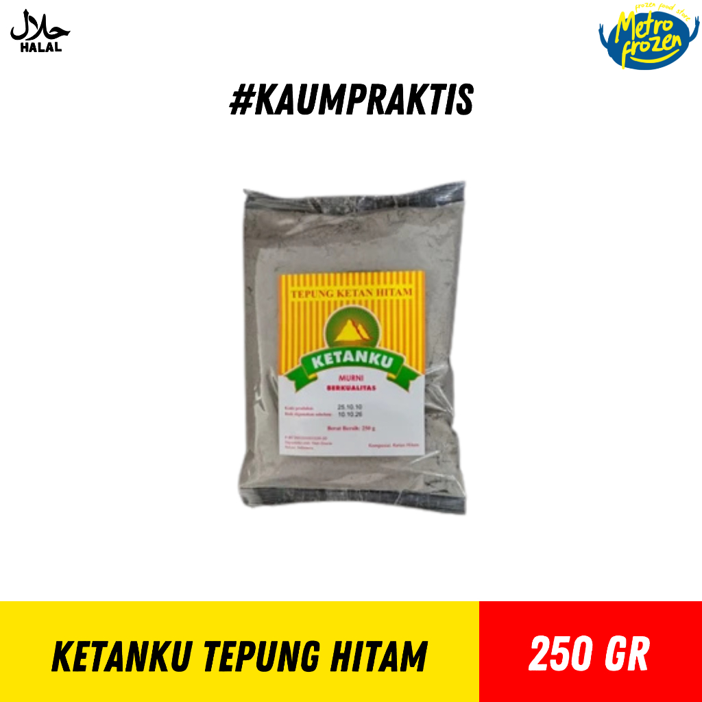 KETANKU Tepung Ketan Hitam 250gr //tepung ketan hitam