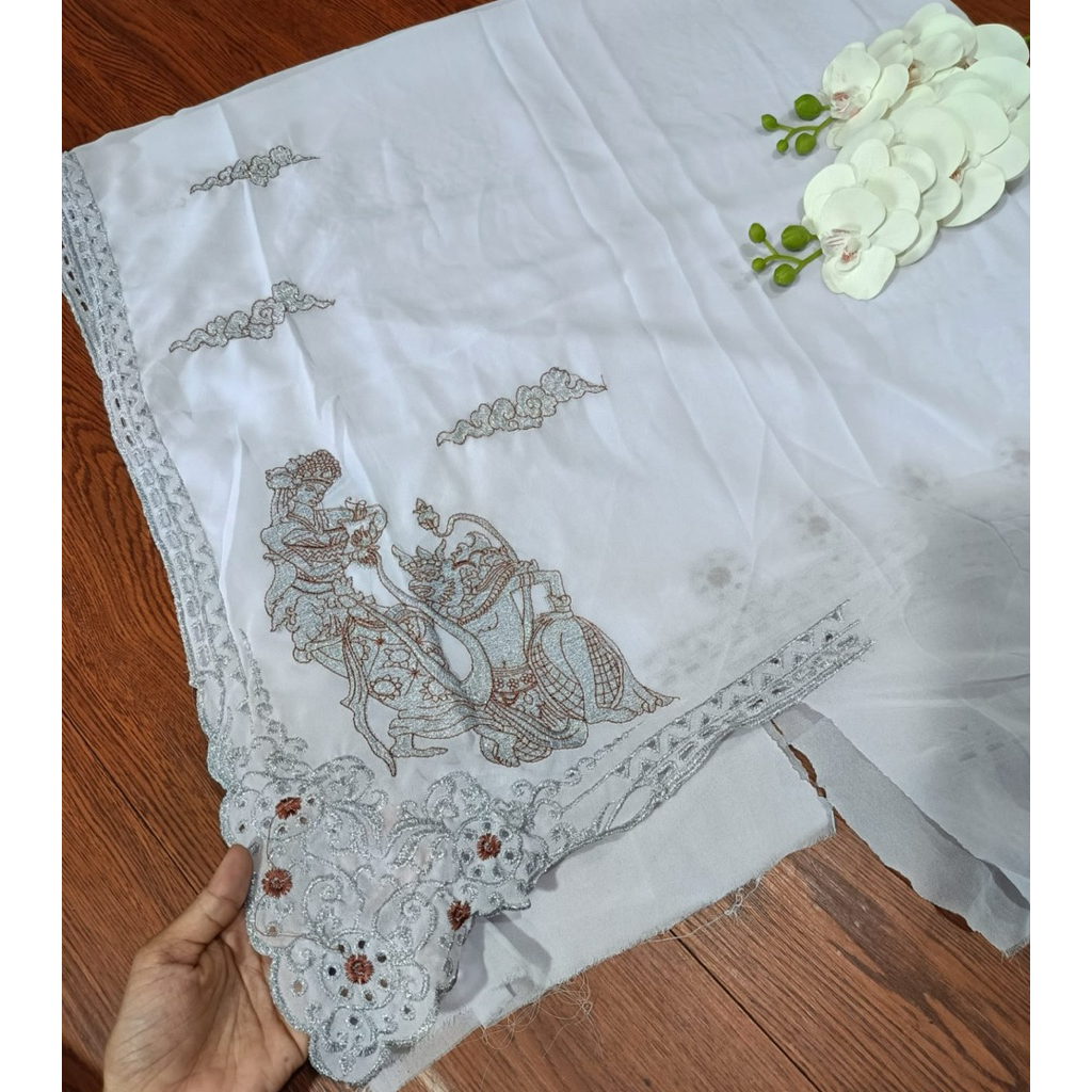 Kain Bordir sale murah meriah || bahan kebaya bali || kain bali || bordir bali || kanabali kebaya