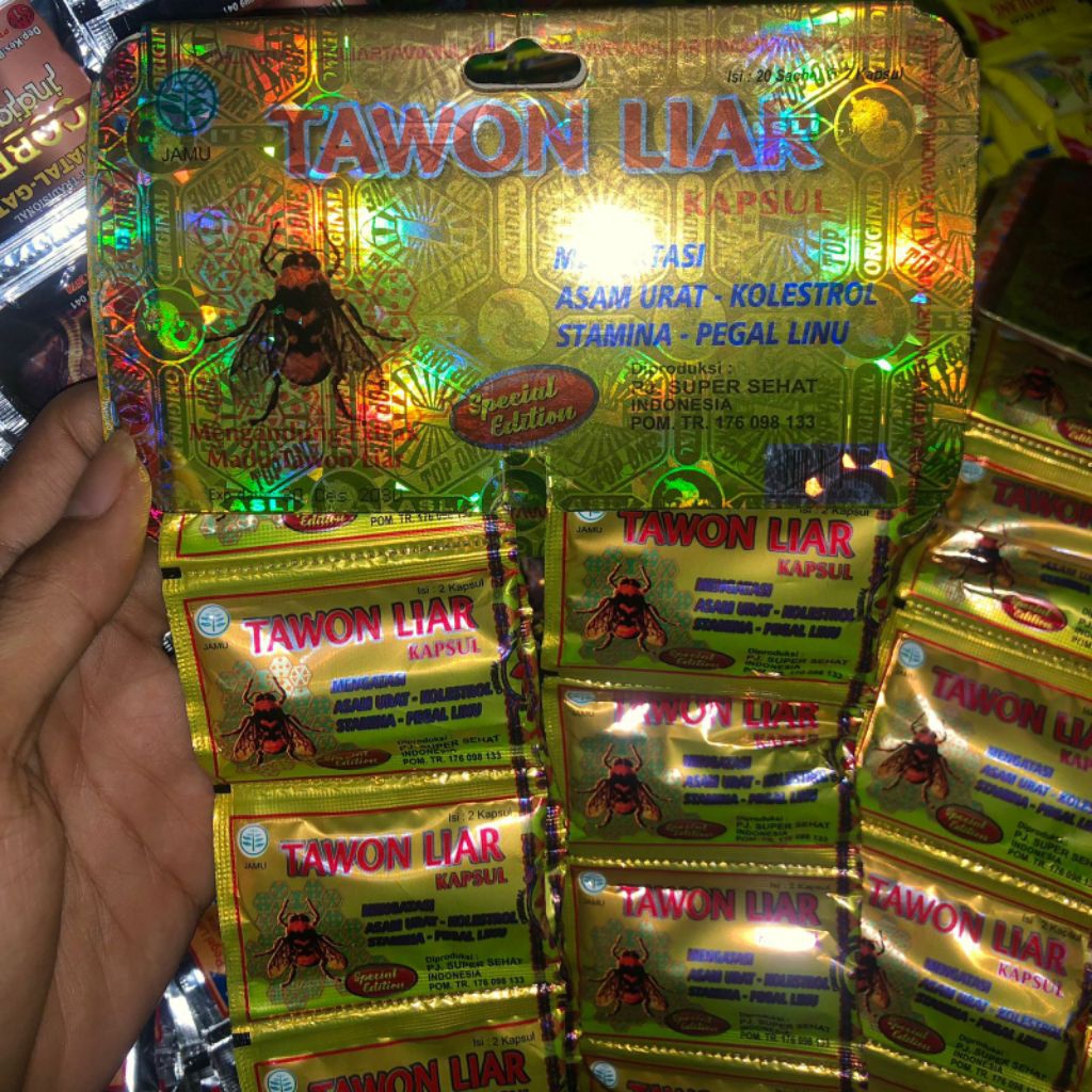 Paket 20 Renceng | Tawon L Renceng Asam Urat Original
