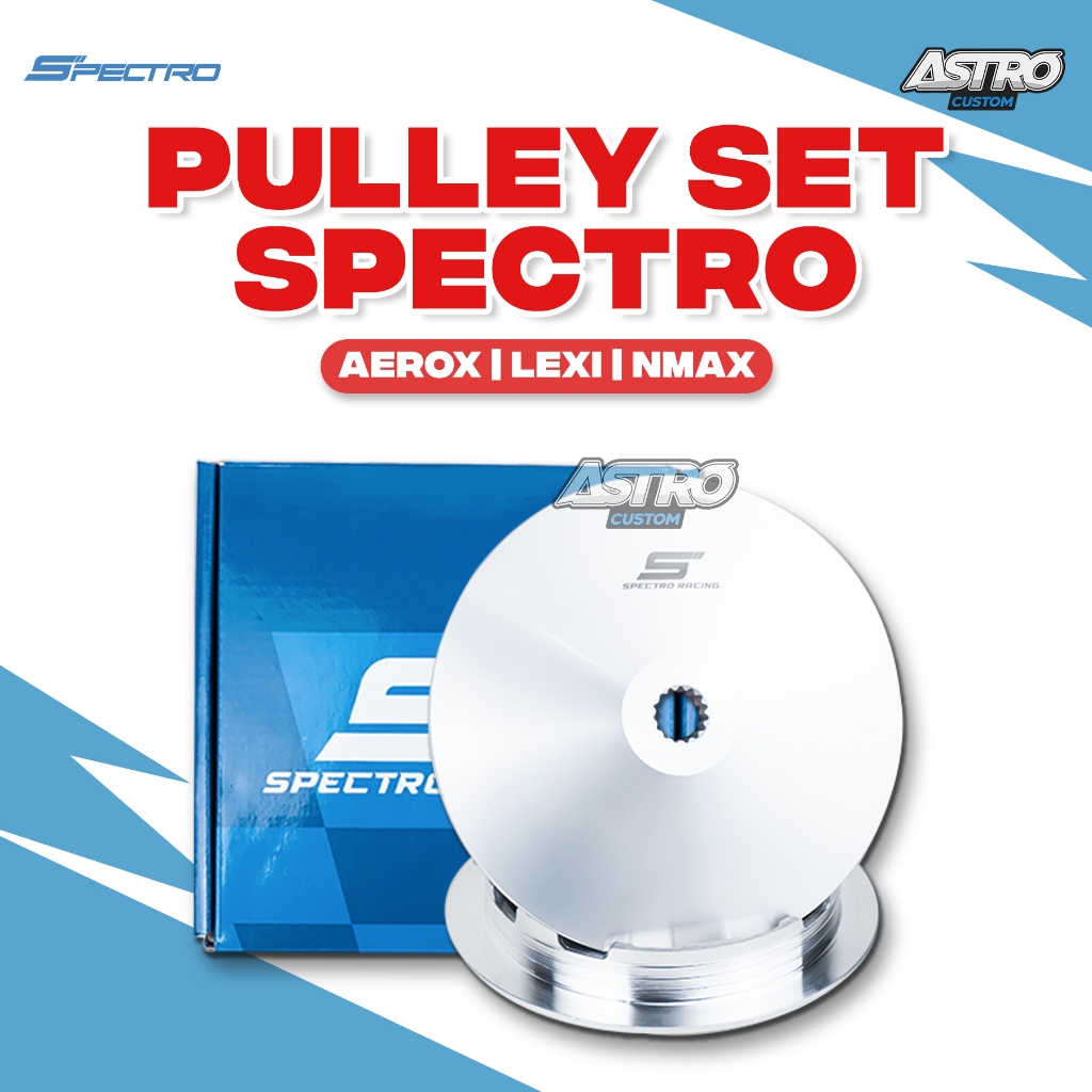 Spectro Pulley Rumah Roller NMAX 155 AEROX 155 LEXI 125 Roller Roler Racing Aerox VBELT NMAX