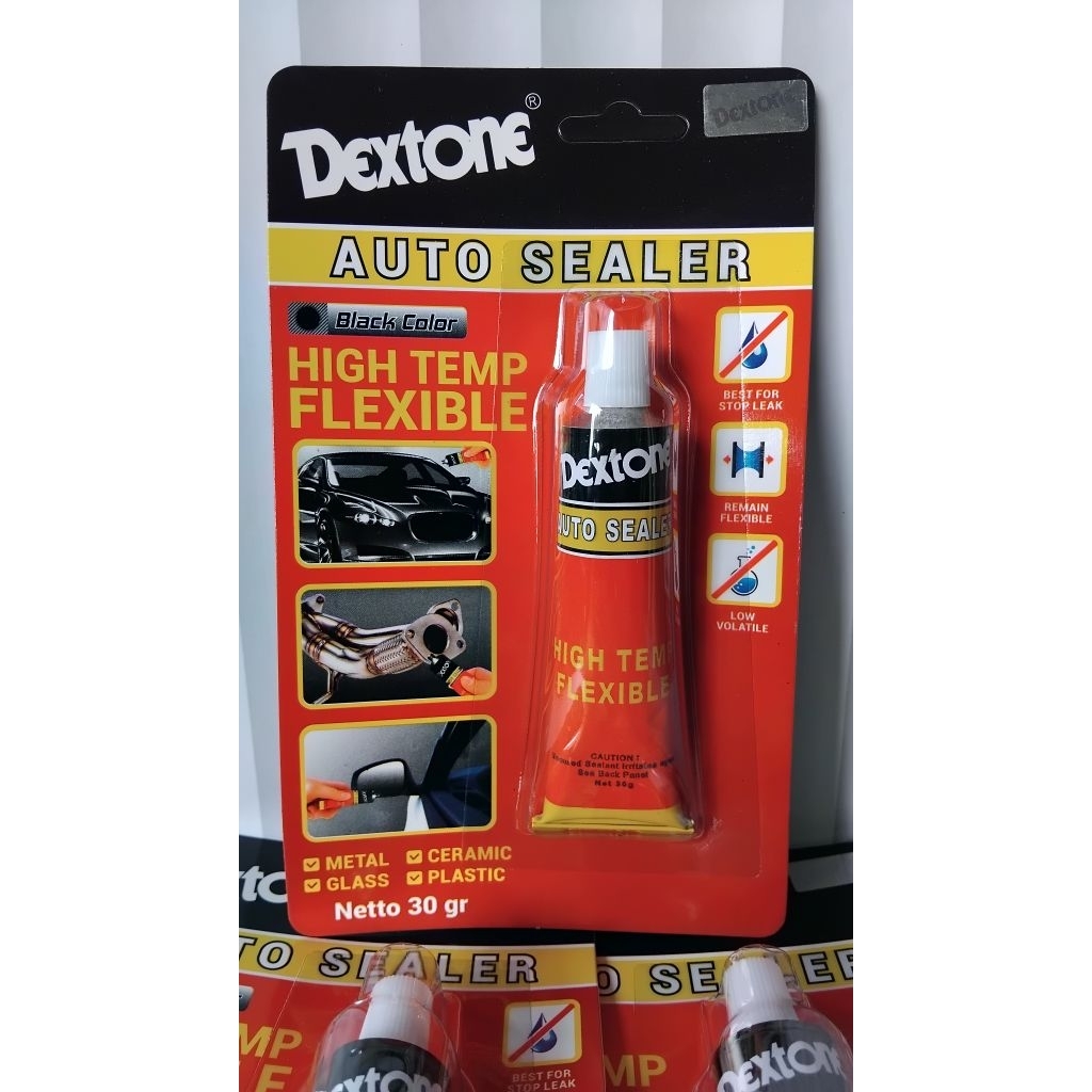 Lem DEXTONE AUTO SEALER 30 GRAM | warna hitam