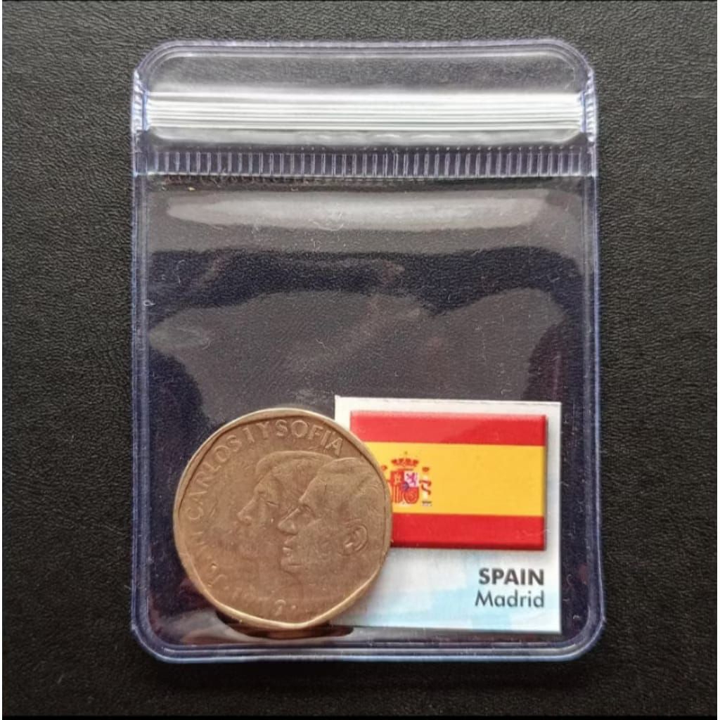 Koin Spain 500 Peseta Spanyol Espana TP8vp Koleksi Coin Lama Kuno Langka Antik Jadul Asing Luar Nege