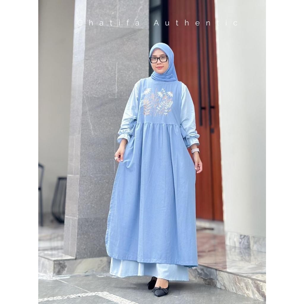 Chatifa Gamis dress inara 2 in1