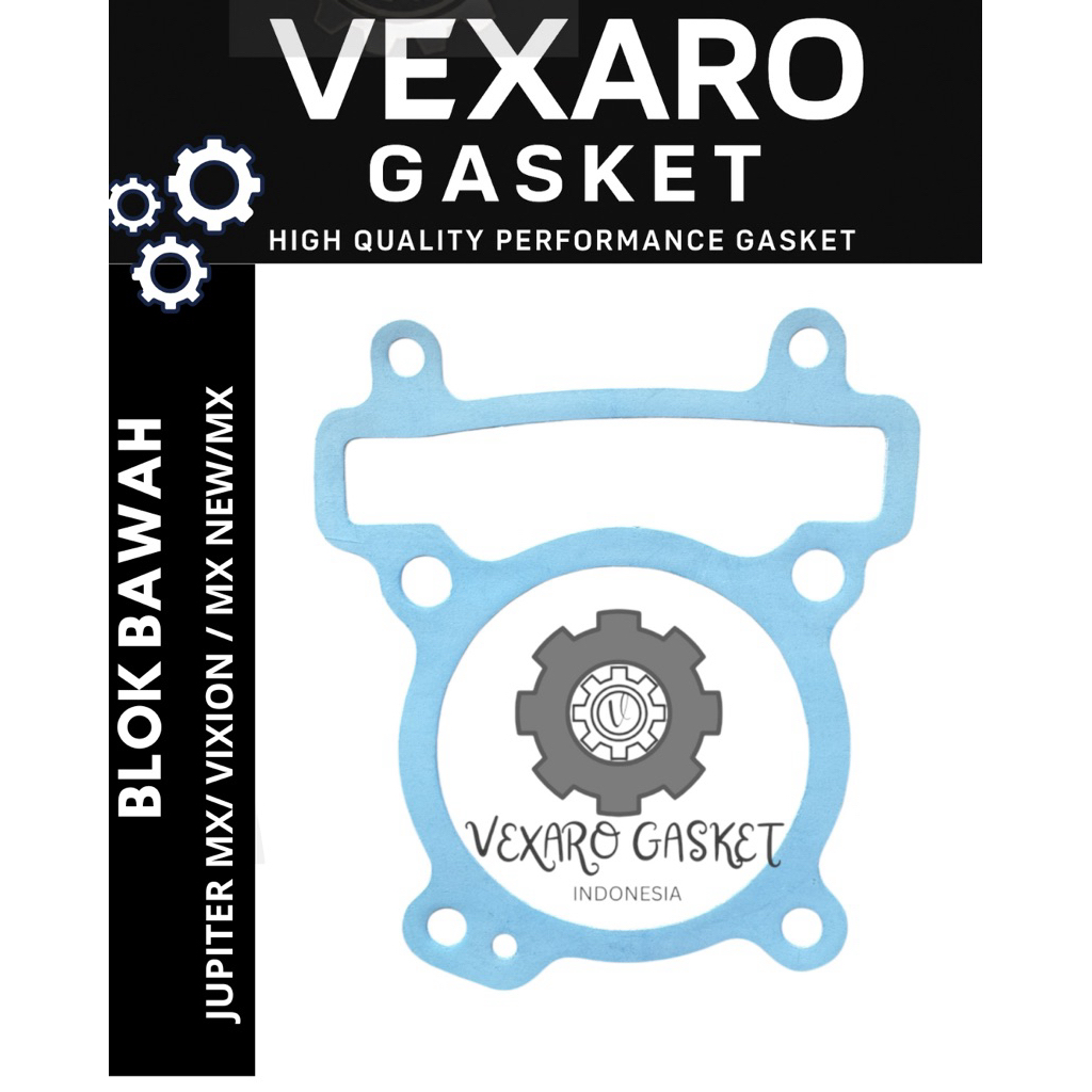 PAKING GASKET - CYLINDER BLOK / BLOK BAWAH JUPITER MX , VIXION , MX NEW , MX KING - paking mesin mot