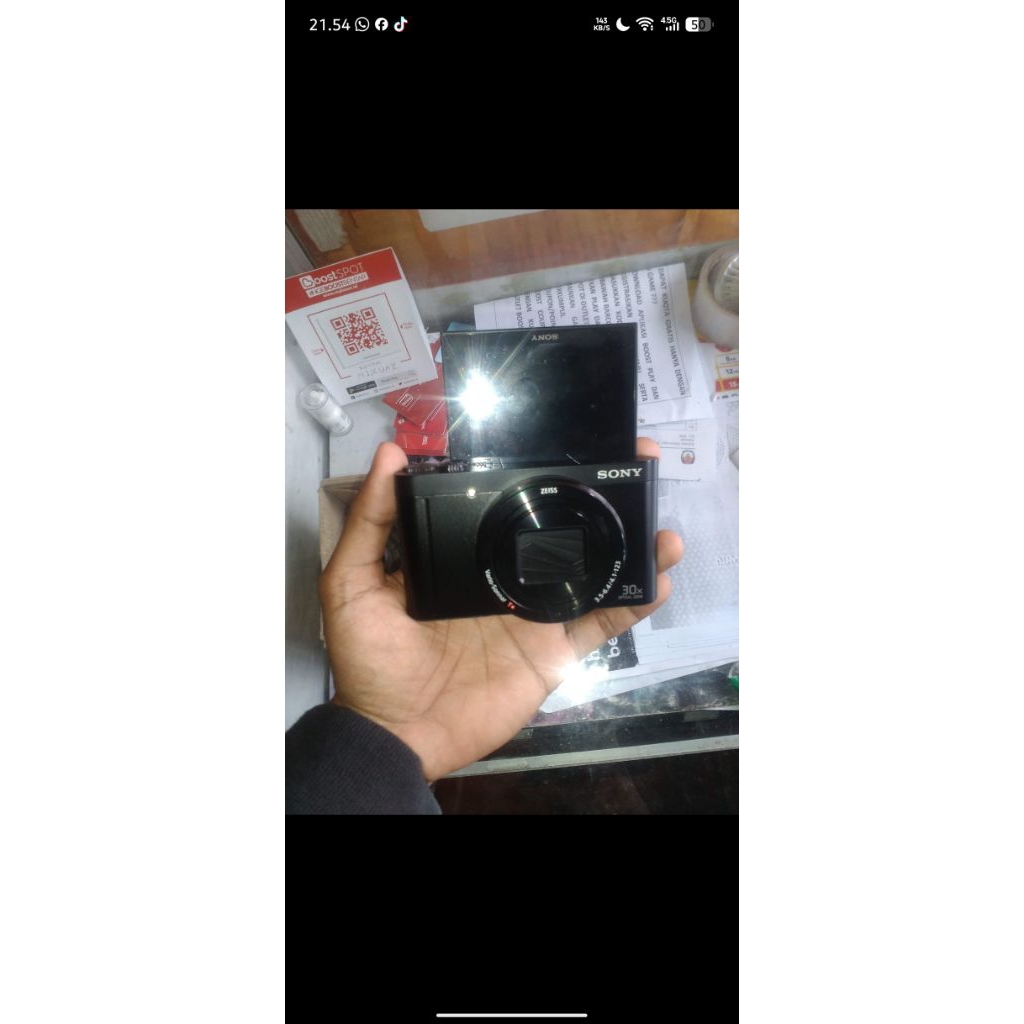 Kamera sony wx500 second mati