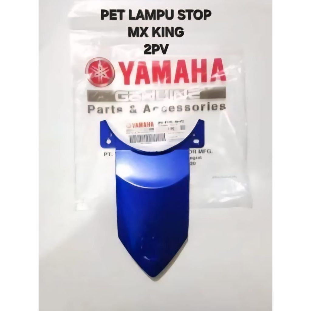 COVER PET LAMPU STOP JUPITER MX KING WARNA BIRU 2PV-F171E-00-P2 ORIGINAL