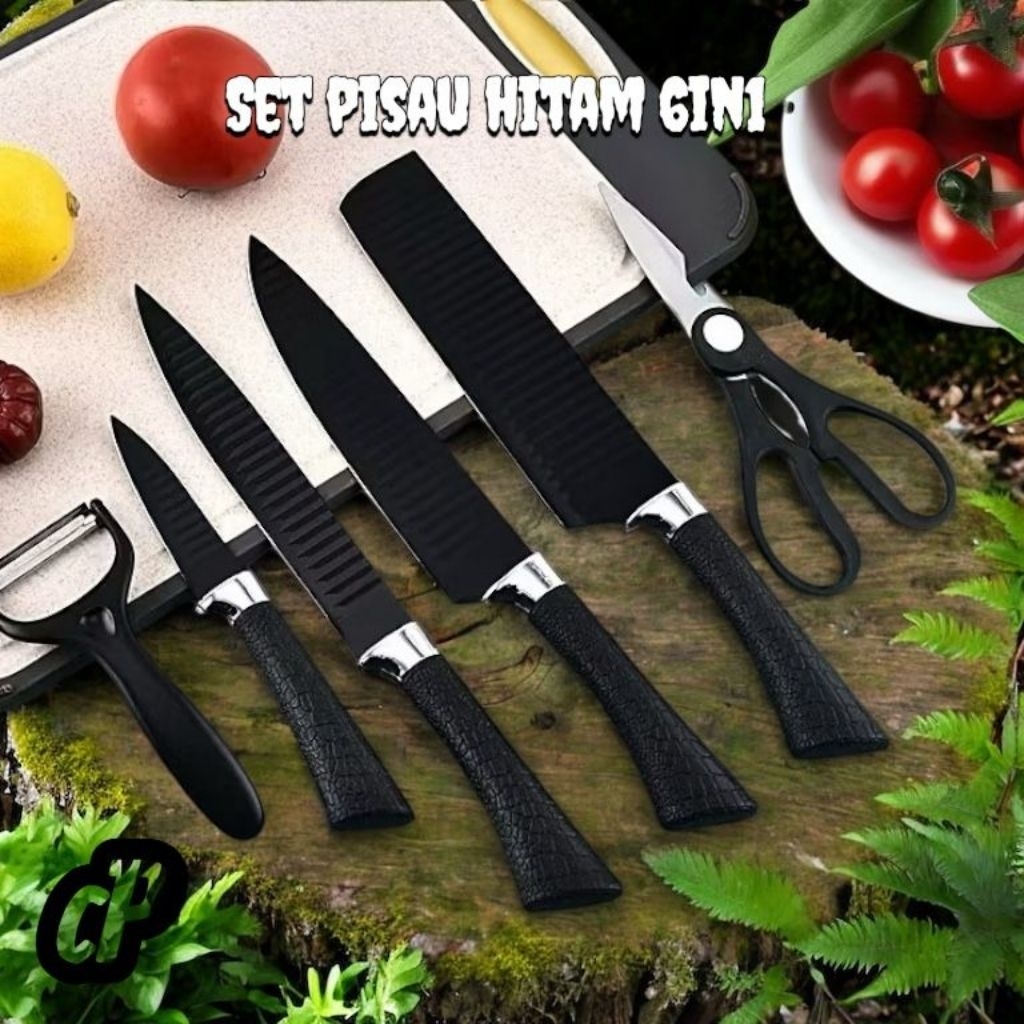 pisau dapur keramik / set pisau dapur 5
