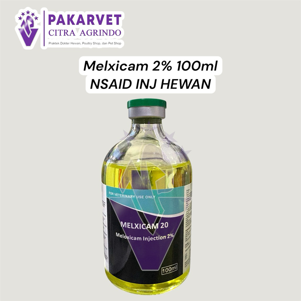 Obat Injeksi Antiradang Nonsteroid untuk Ternak dan Hewan Kecil 20%