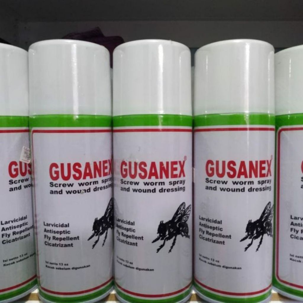 Gusanex Spray Obat Semprot Anti Lalat untuk Luka Hewan 100% Original