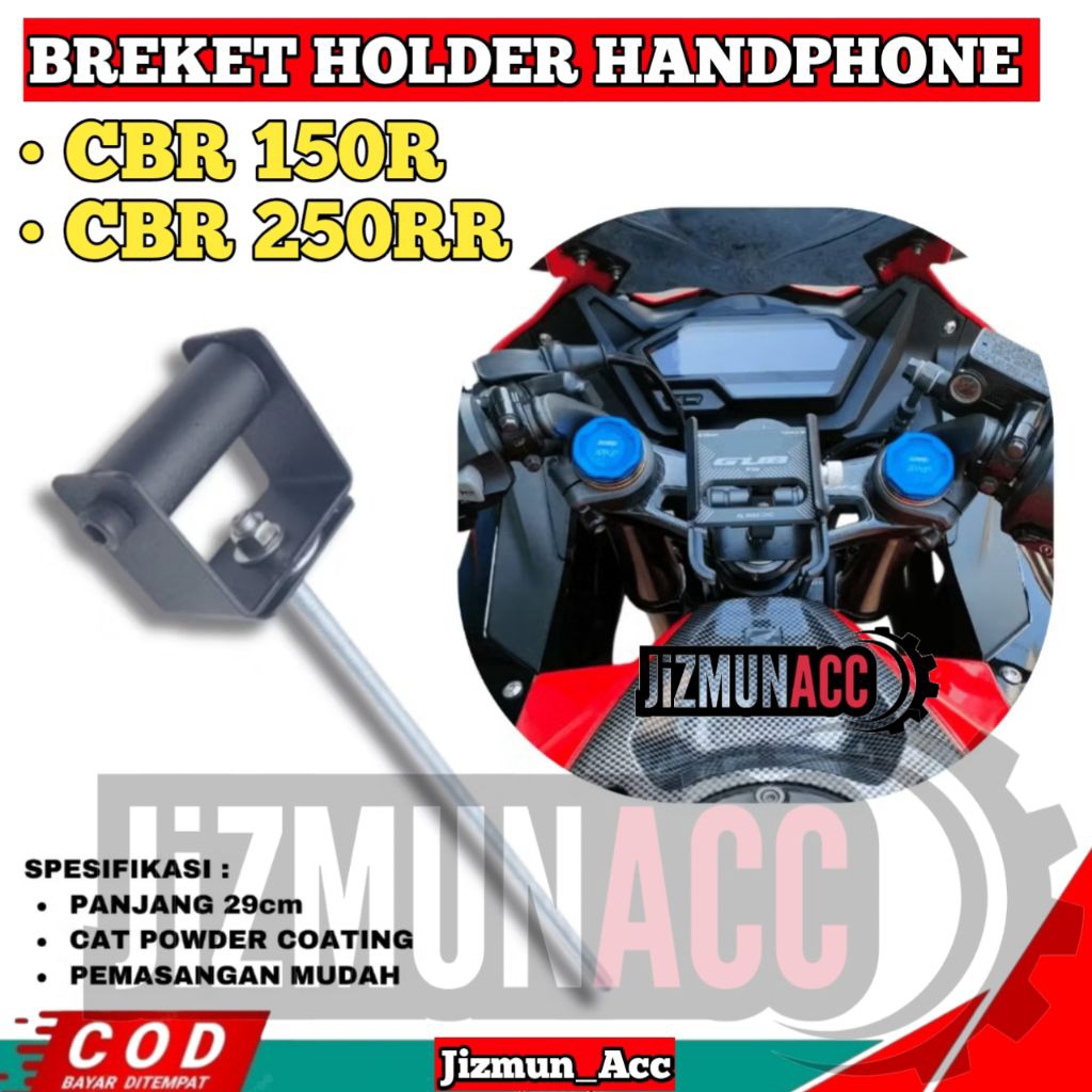 Breket Gps Holder Hp CBR250RR CBR 150R Facelift K45R K45N K45G CBR150 Lokal - Dudukan Holder Handpho