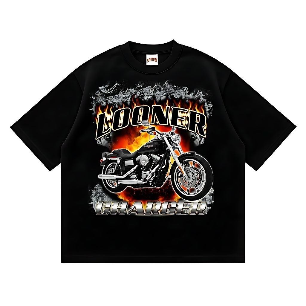kaos boxi Looner vintage heavyweight 16s"Hurley"black