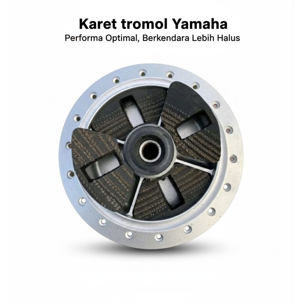 Karet tromol belakang Yamaha, terbuat dari bahan ban truk untuk RX-King, Jupiter, MX King, RX Specia