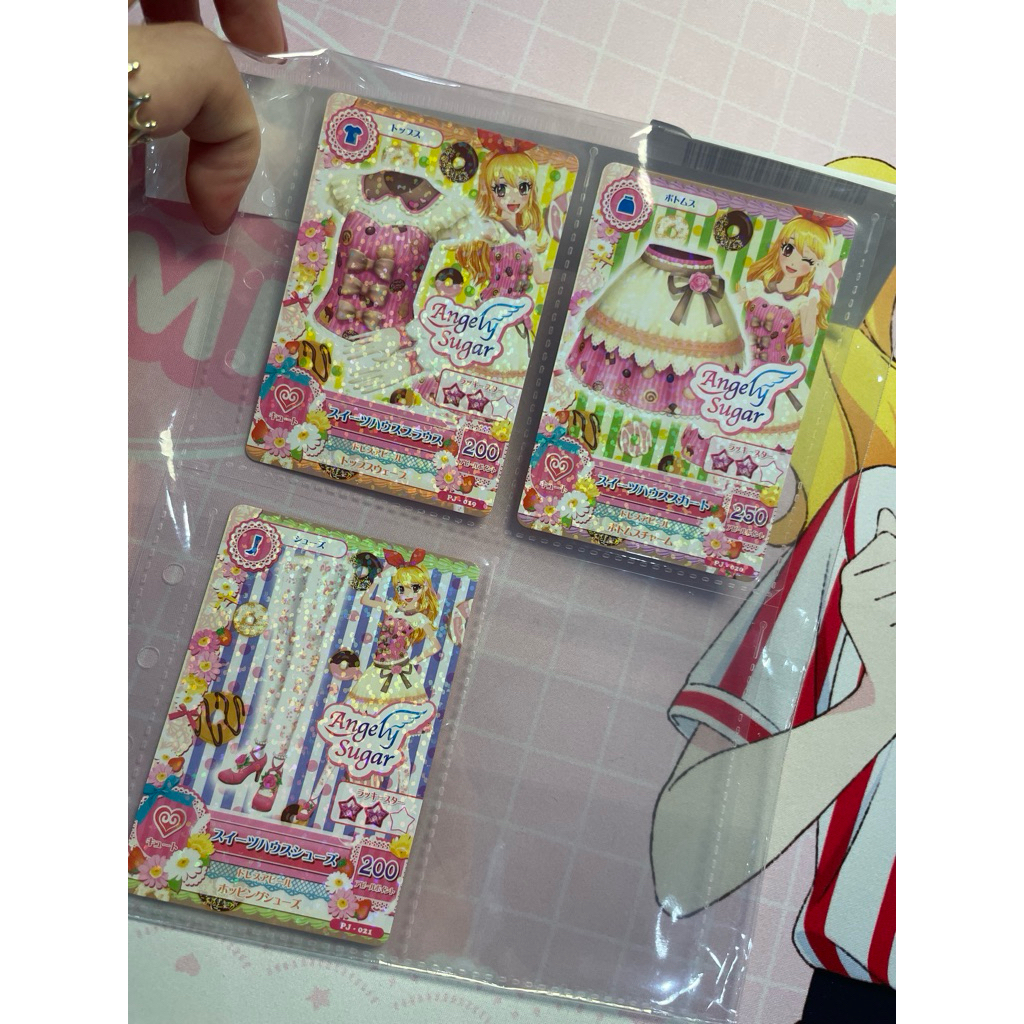 Aikatsu Full Set + Binder Page Hoshimiya Ichigo Angely sugar Sweet House