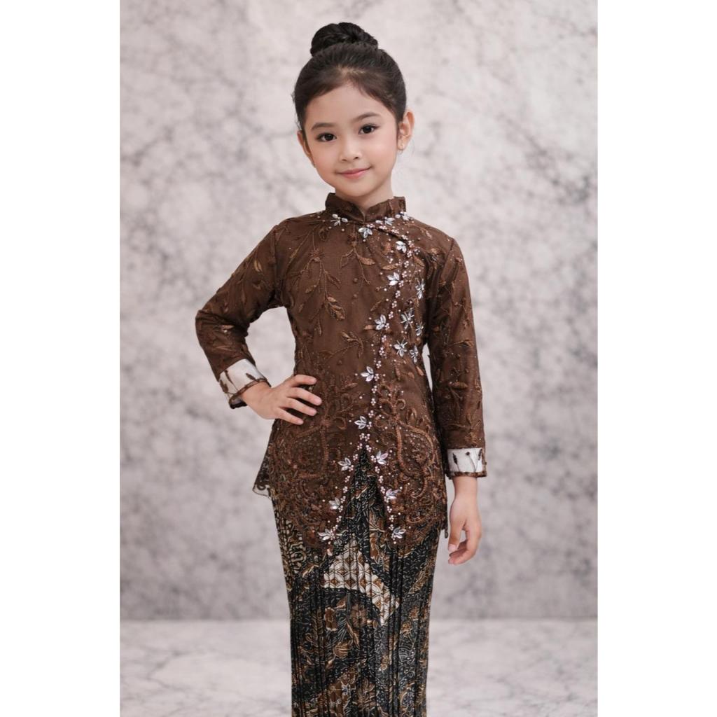 set/atasan kebaya tille janggan anak terbaru, kebaya janggan anak