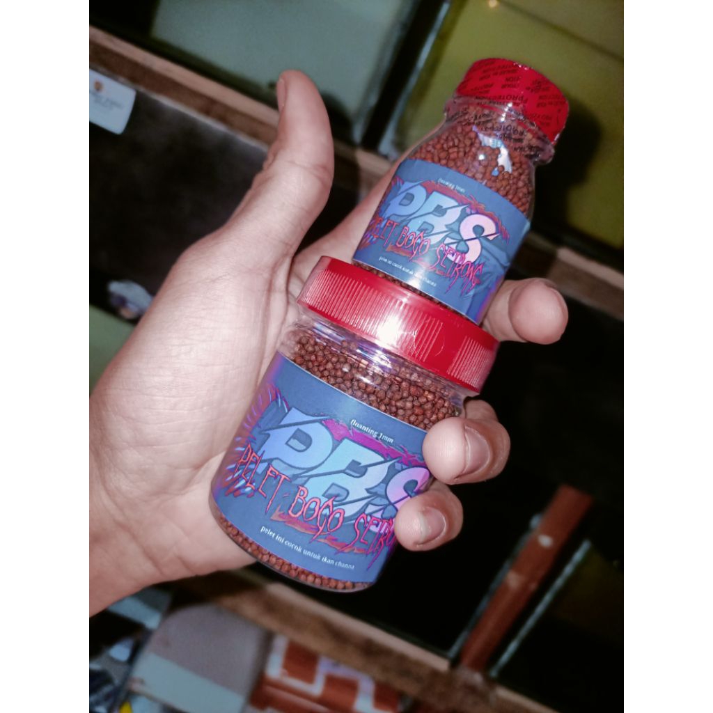 pelet bogo setrong 1mm floanting 100 gram cocok untuk rim ikan cana