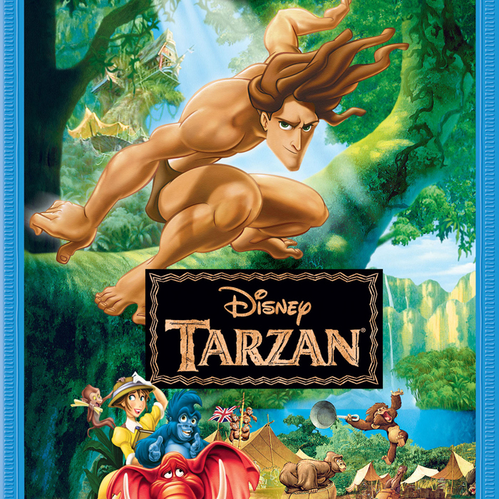 kaset DVD film anak animasi disney Tarzan (1999)