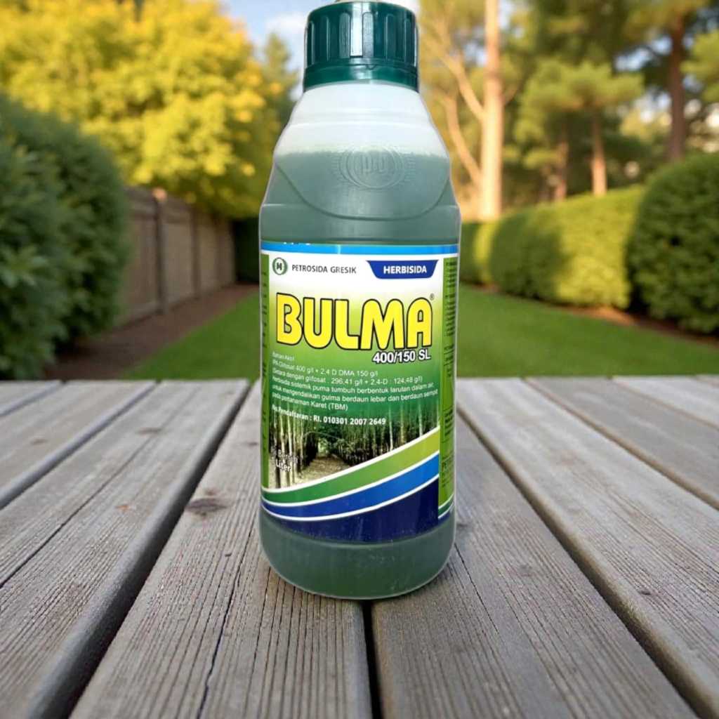 HERBISIDA BULMA 400/150 SL 1 LITER/RACUN SISTEMATIK GULMA LEBAR SEMPIT TANAMAN KARET 1L