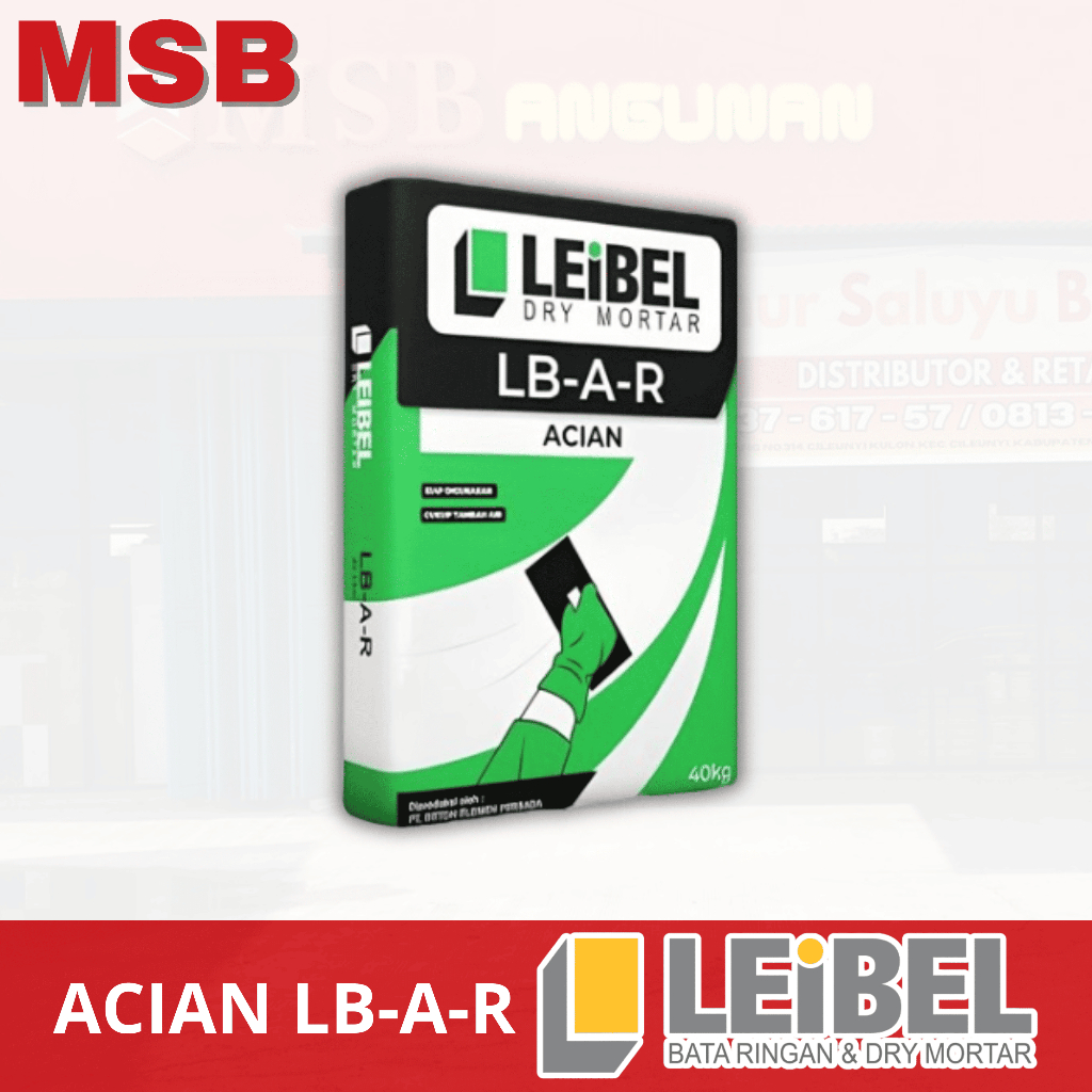 Acian Bata Ringan Merk Leibel 40kg