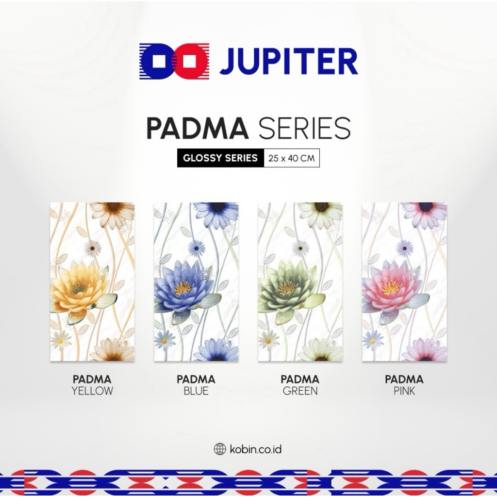 Keramik 25 × 40 untuk dinding dapur dan kamar mandi motif bunga