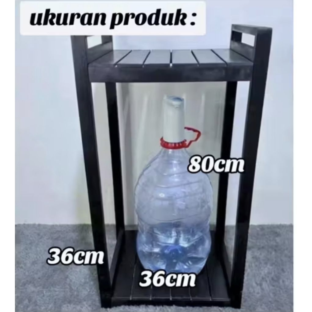 Meja Magicom dan Dispenser galon Rak Serbaguna Rak 2 susun