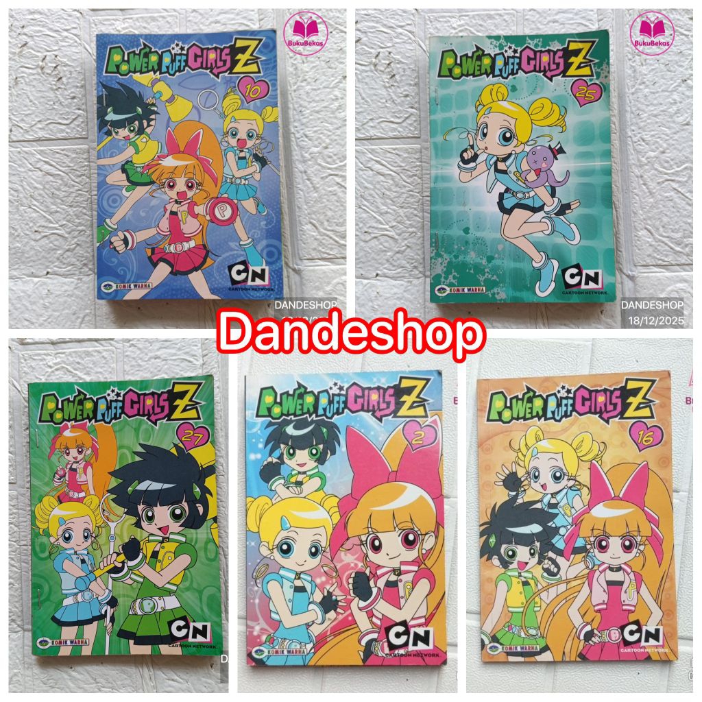Power Puff Girls Z - Komik Warna Powerpuff Bekas Preloved