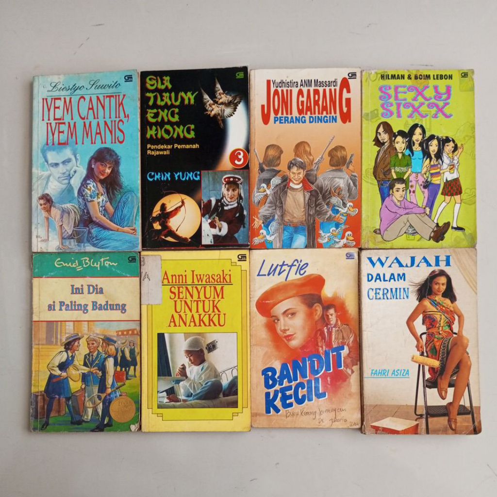 NOVEL LIESTYO SOEWITO ELLEN STEIBER DODO WIDARDA ARINI SURYOKUSUMO JUDY BLUME NINIT YUNITA PRAYUDI Q