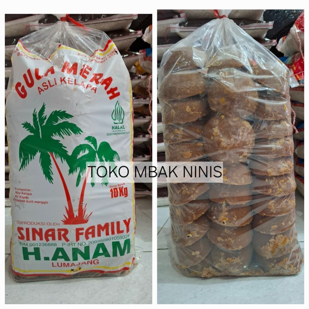 10 KG GULA MERAH BATOK GULA JAWA