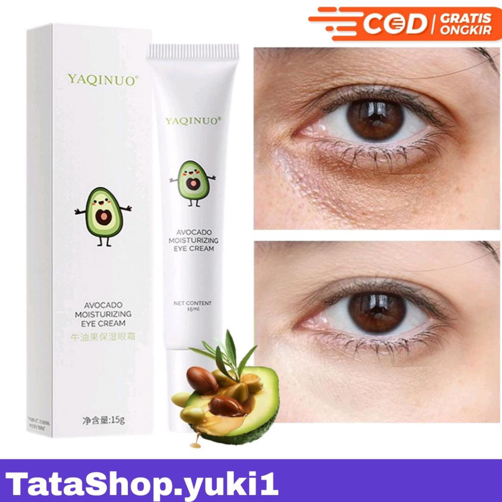 Avocado Eye Cream Elastic Moisturizing Eye Cream Remove Pouches Dark Circles Anti-Wrinkle Diminishin