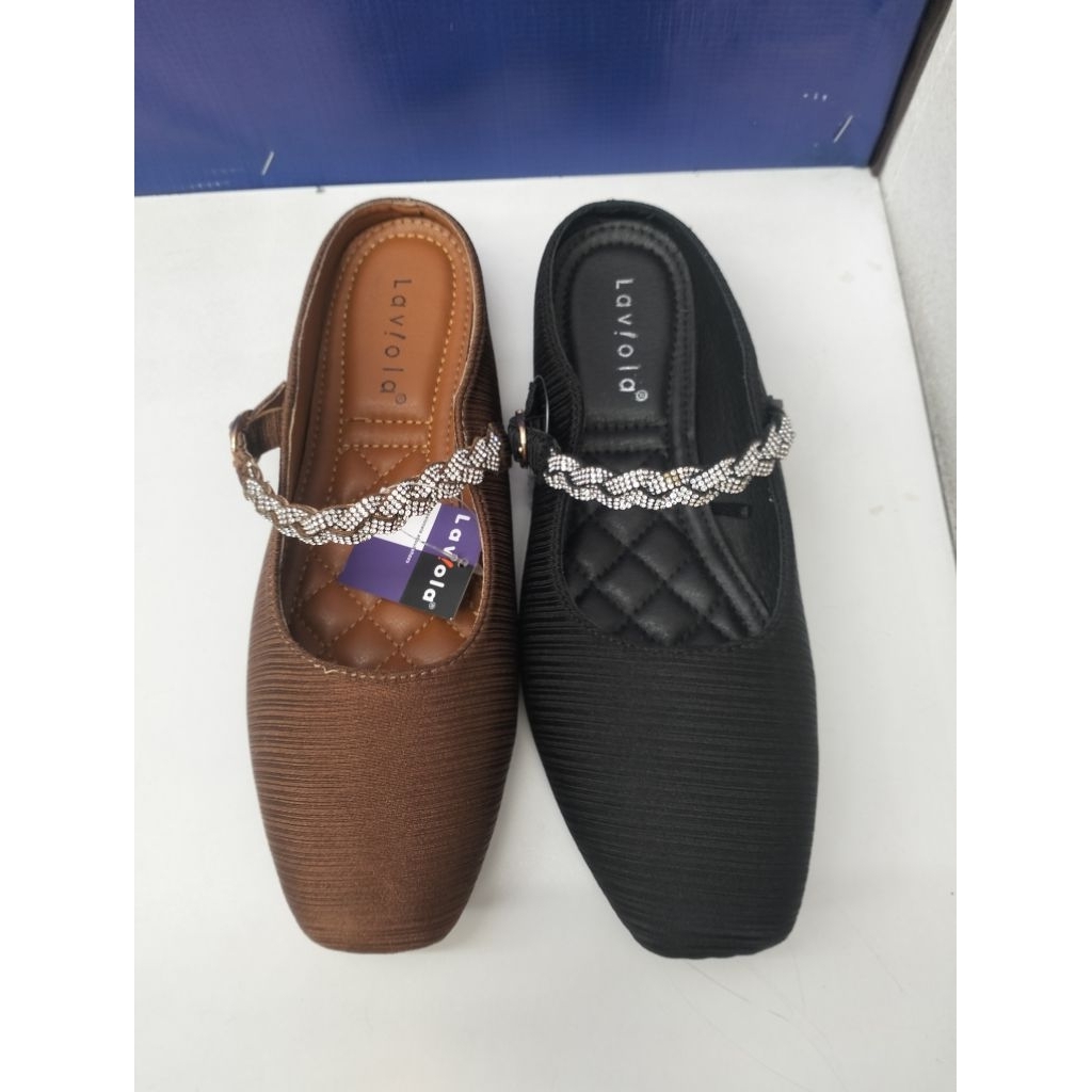 SANDAL SELOP WANITA CANTIK LAVIOLA SIZE 36-40