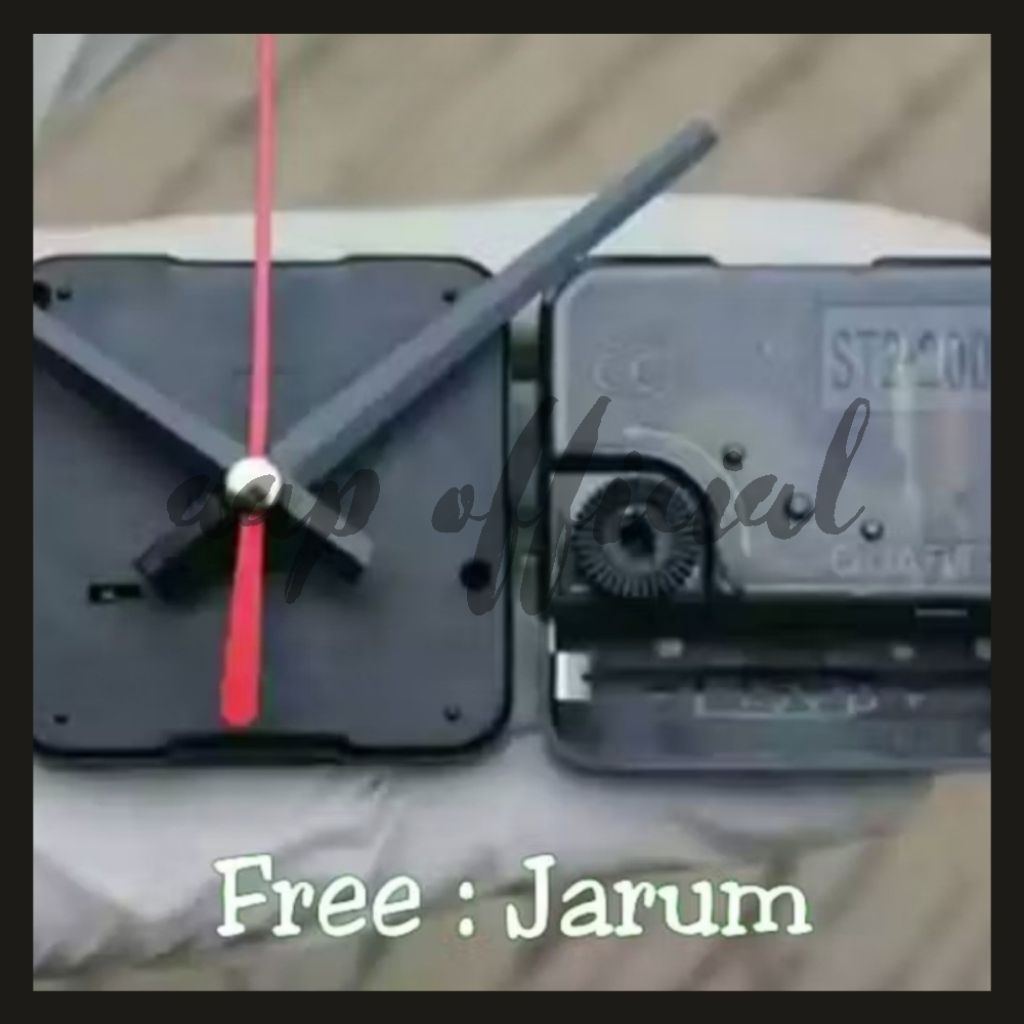 Mesin Jam Dinding Detak ST2 200 Mesin Jam Detak ST2 200 Bonus Jarum