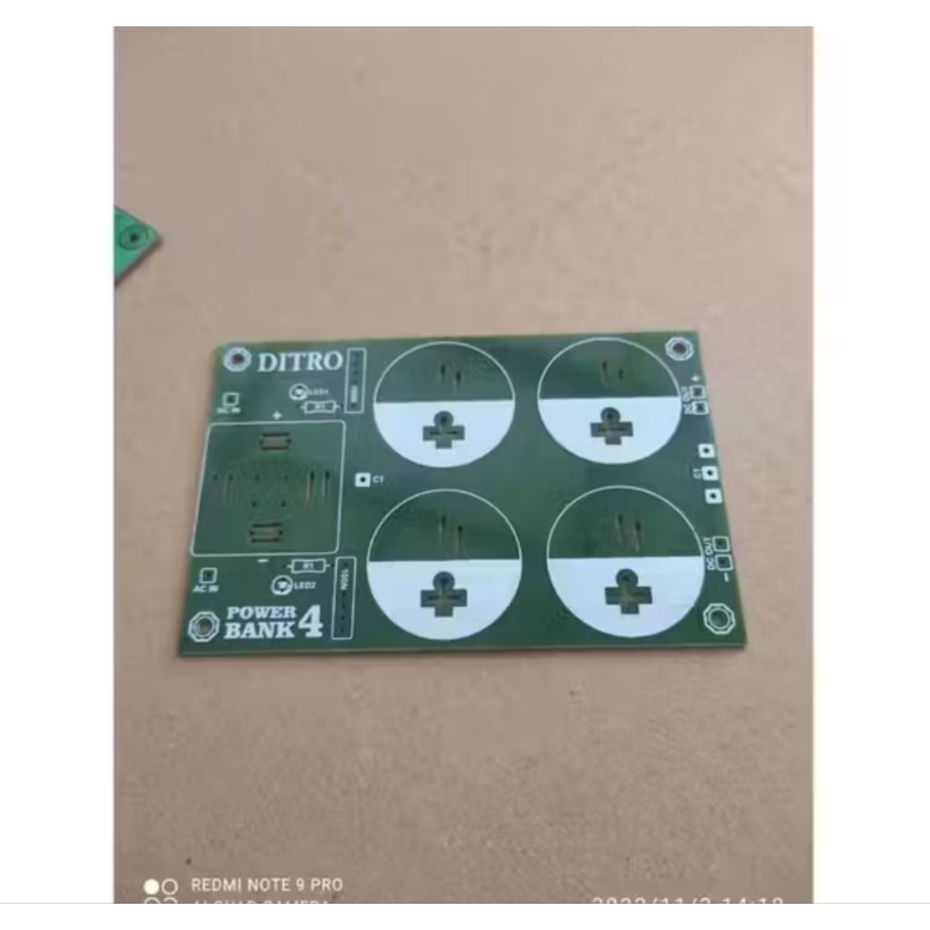 PCB PSU 4 ELCO POWER BANK 4 dioda kiprok