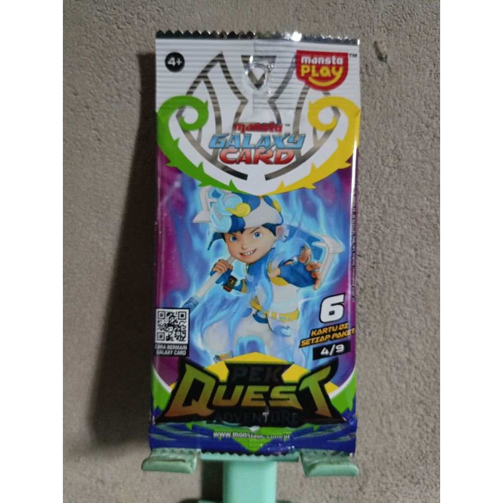 kartu Boboiboy Pek Quest Adventure 4/9 S
