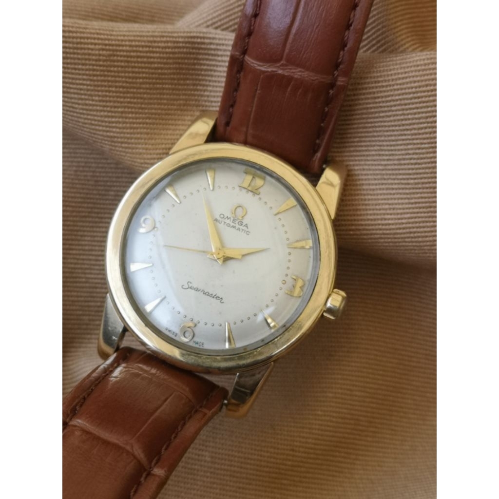 Omega Seamaster goldtop bumper