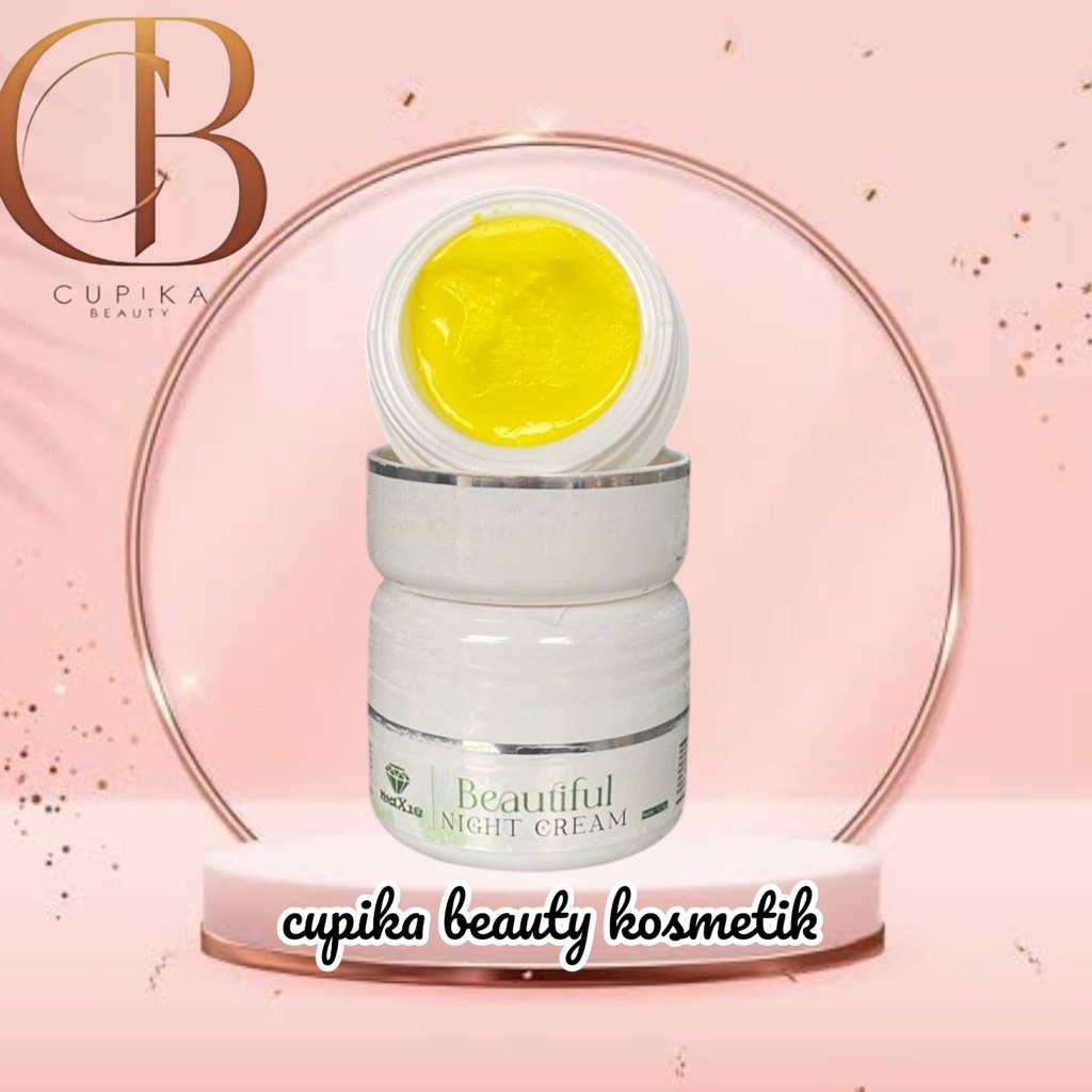 ue} MAXIE beautifull night cream 30 gr - cream malam untuk flek membandel