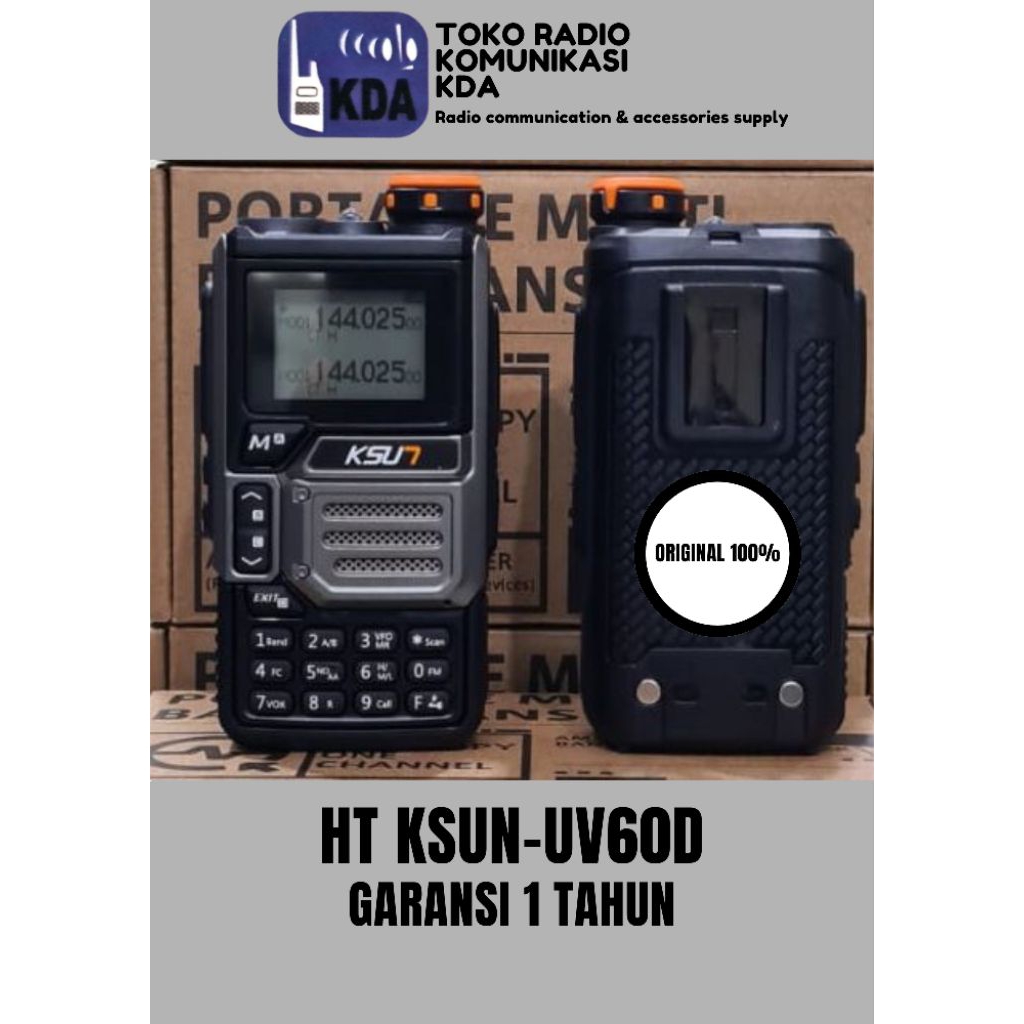 HT KSUN TFSI X UV60D | KSUN UV60D | KSUN-UV60D | MULTIBAND FREQUENCY RADIO | HT BERPOSTEL | HANDY TA
