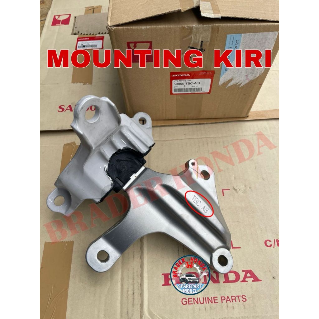 ENGINE MOUNTING KIRI AKI BANGKU PEREDAM GETAR MESIN CIVIC FC1 FC4 FK1 FK4 TURBO 1500 1,5 SEDAN HATCB