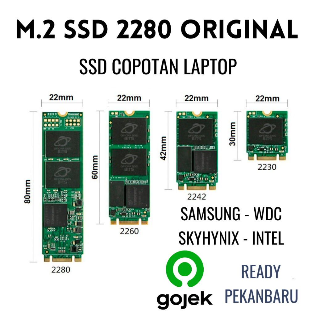 SSD M2 SATA  2280 M.2 SSD SATA 128GB 256GB 512GB SAMSUNG WD SANDISK BEKAS