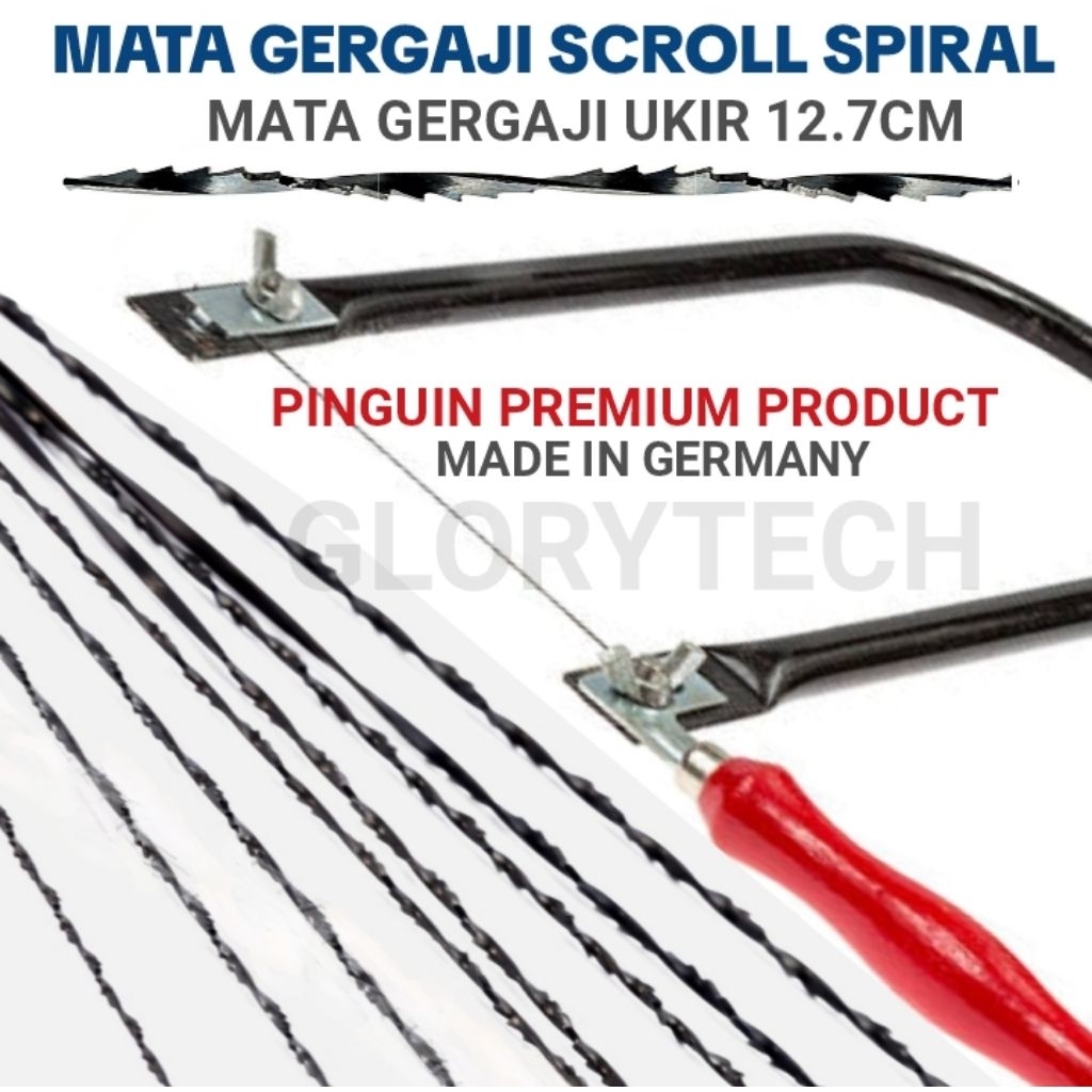 MATA GERGAJI SCROLL SPIRAL / MATA GERGAJI UKIR KAYU