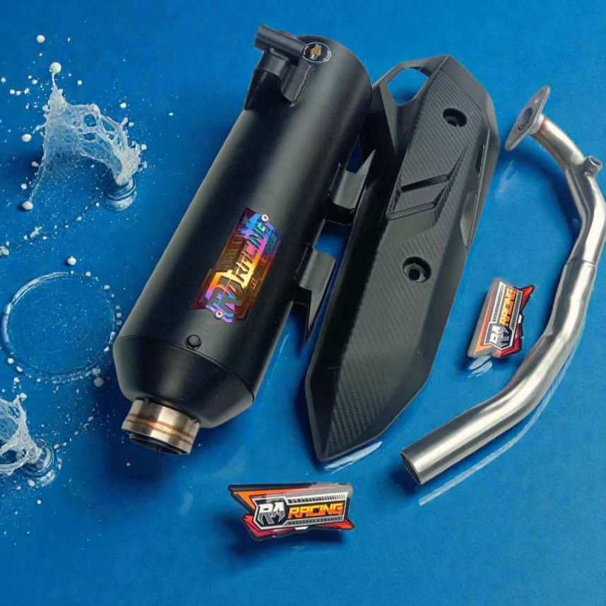 Knalpot SHIJIRO Original RA-RACING Vario 125 150 Beat Scoopy Mio N-max Lexi Fino X ride Aerox