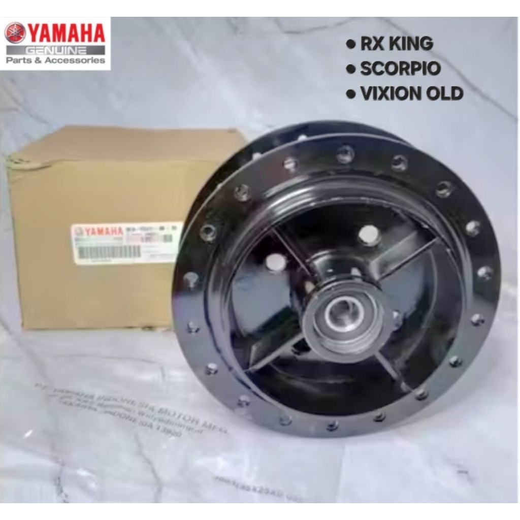 TROMOL BELAKANG + KELAHAR BEARING RX KING SCORPIO VIXION OLD ORIGINAL YAMAHA YIMM JAPAN