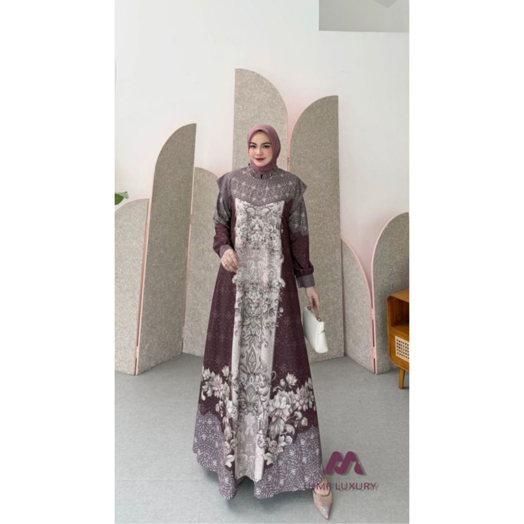 [BISA COD] GAMIS  ISABEL VOL 30 DRESS ORI HMF LUXURY ALODY/TERLARIS/TERBESTSELLER