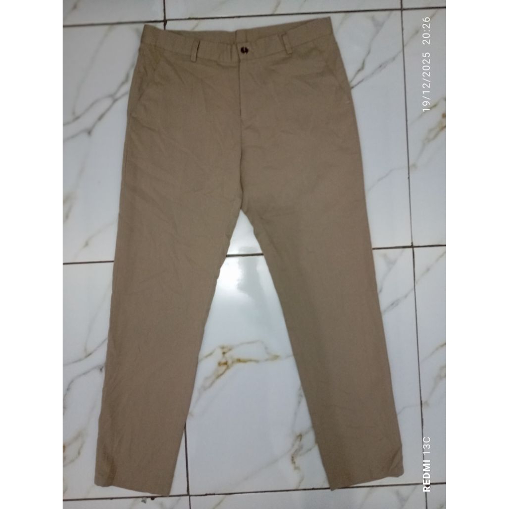 preloved celana panjang kantor pria coklat
