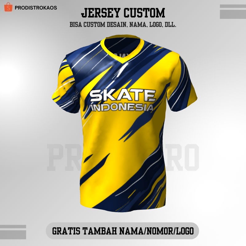 Kaos Jersey Sepatu Roda 42 - Jersey Custom Skate Indonesia Full Printing