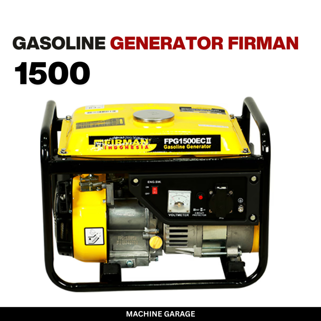 FIRMAN Gasoline Generator ECII Series FPG1500ECII GENSET FIRMAN