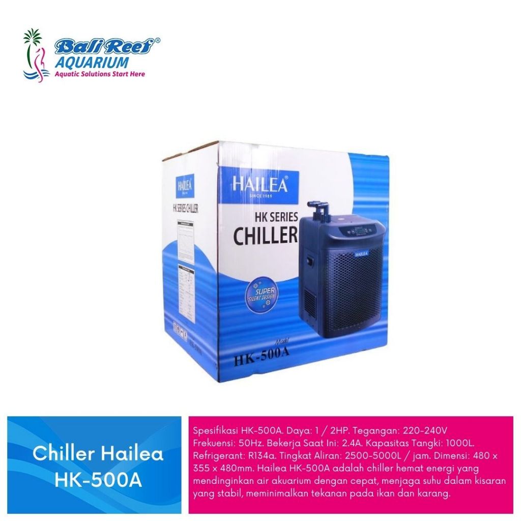 Chiller Halea HK-500A Pendingin Air Aquarium
